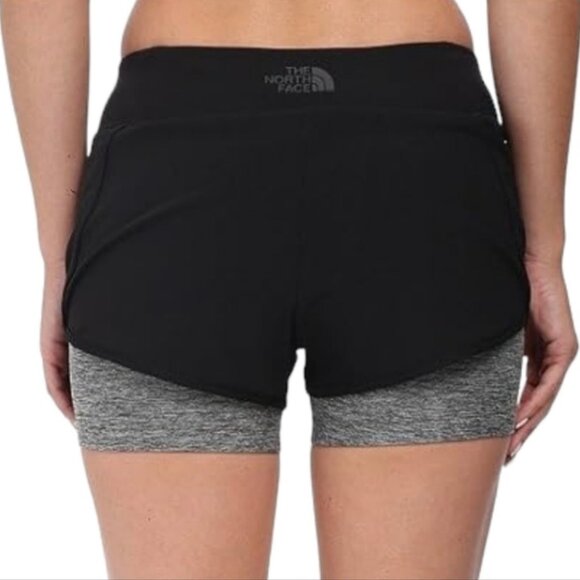 The North Face Dynamix Stretch Running Shorts in Black - Picture 2 of 7